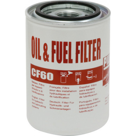 Filtre essence avec cartouche - aluminium - 182 l/h